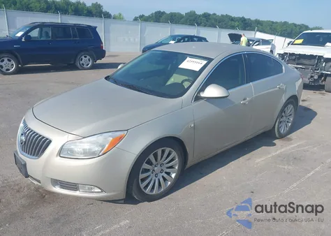 2011 Buick Regal Cxl Turbo Oshawa z USA, uszkodzony, nr VIN 2G4GV5EV9B9212949